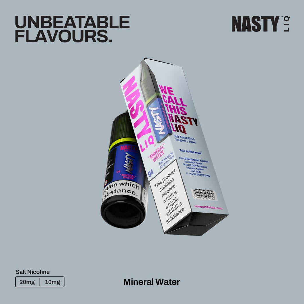 Nasty Liq Mineral Water 10mg