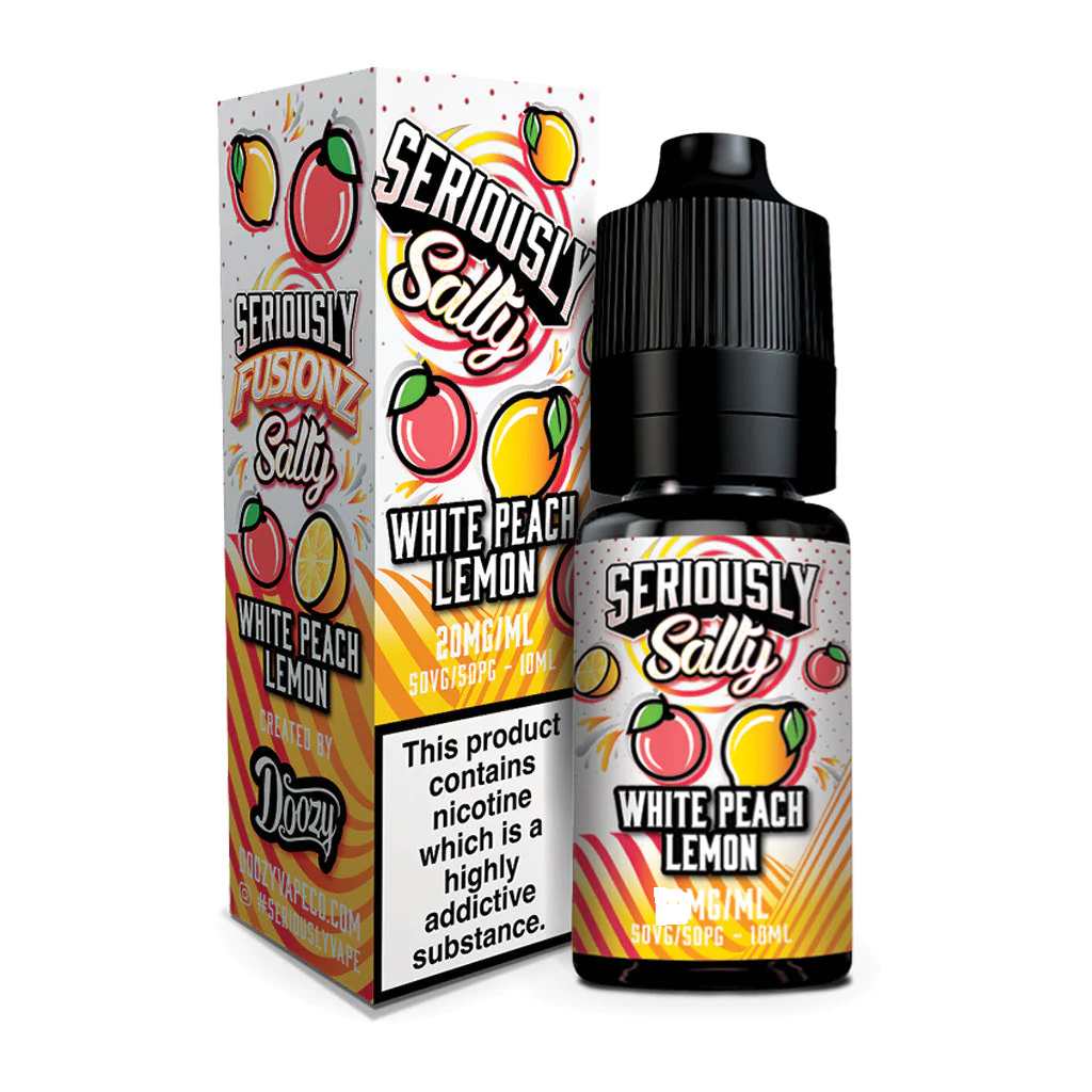 Seriously salt 10ML white peach lemon 10MG