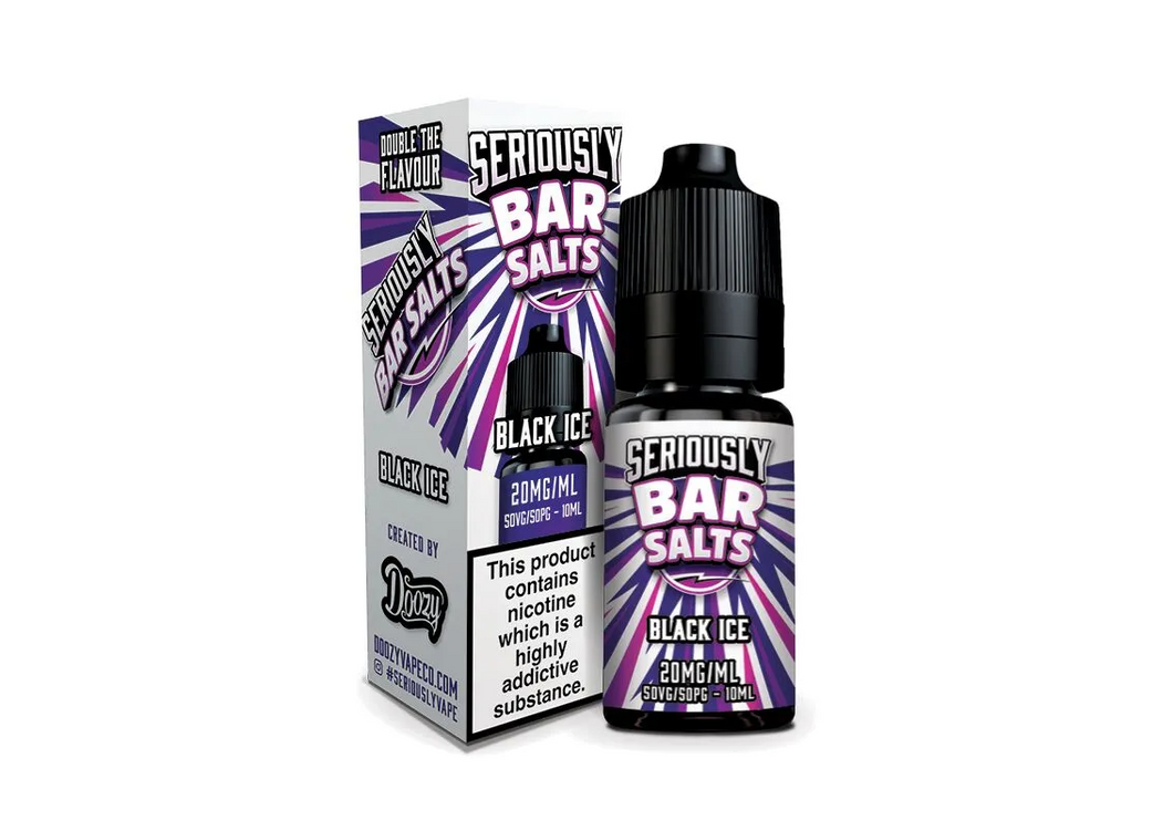 Doozy Seriously Bar SALT 10ML Black ice 20mg