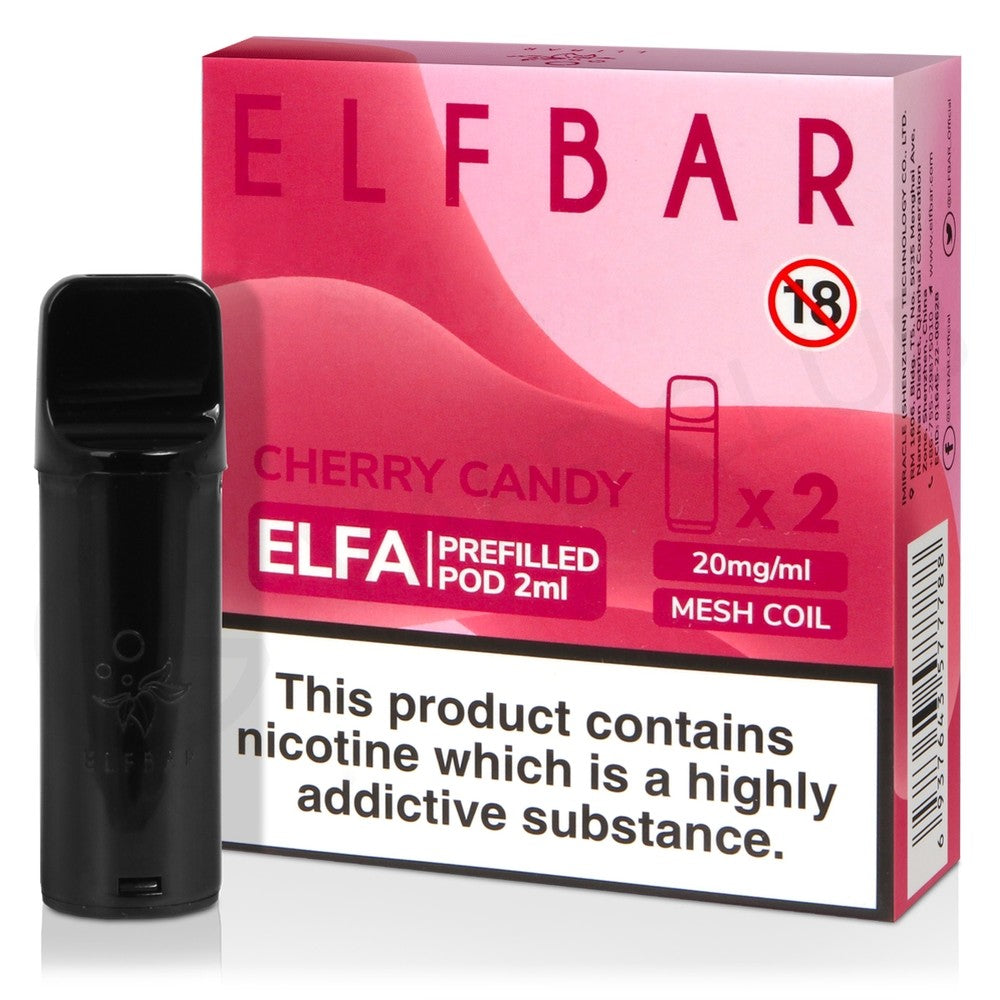 Elfa Prefilled pod x2 Cherry Candy