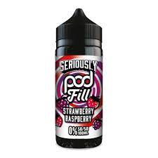 Seriously Pod Fill Strawberry Rasp 100ml