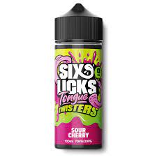 Six licks T twister Sour Cherry 100ml