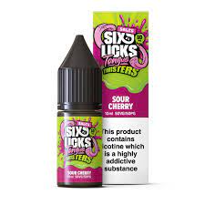 Six licks T.wister Sour cherry 20mg