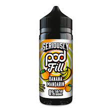 Seriously Pod Fill Banana Mandarin 100ml