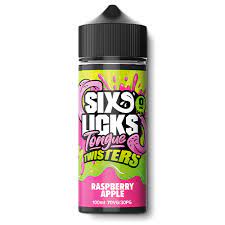 Six licks T twister Raspberry Apple 100ml