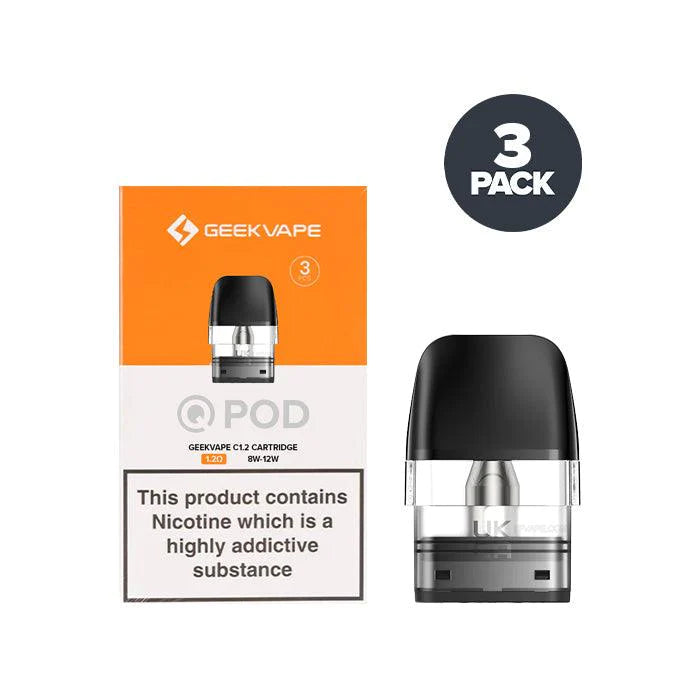 GEEK VAPE Q POD 3PCS/PACK 2ML 0.6ohm