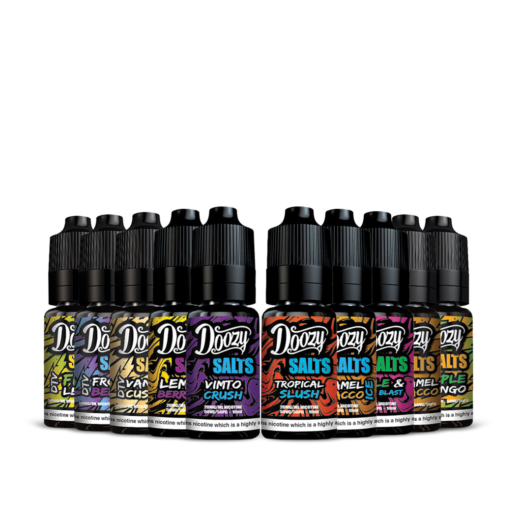 Doozy Salts Range Coming Soon - Cafe Vape Swad