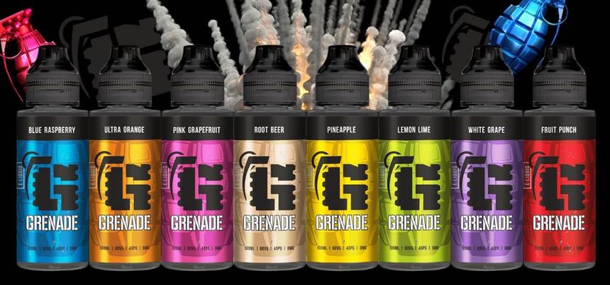 Grenade range 100ml - Cafe Vape Swad