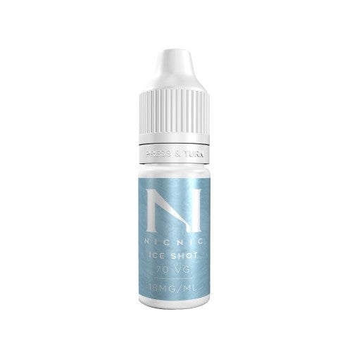 NIC NIC ICE SHOTS 10ML(18MG-70/30) - Cafe Vape Swad