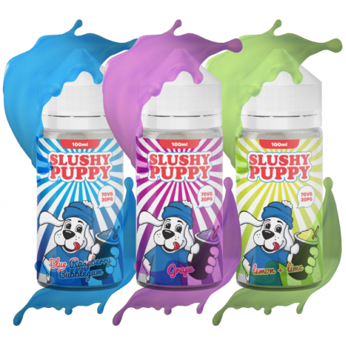 Slushy Puppy 100ml range - Cafe Vape Swad