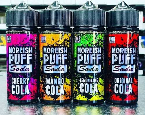 Moreish PUFF SODA 100ml - Cafe Vape Swad