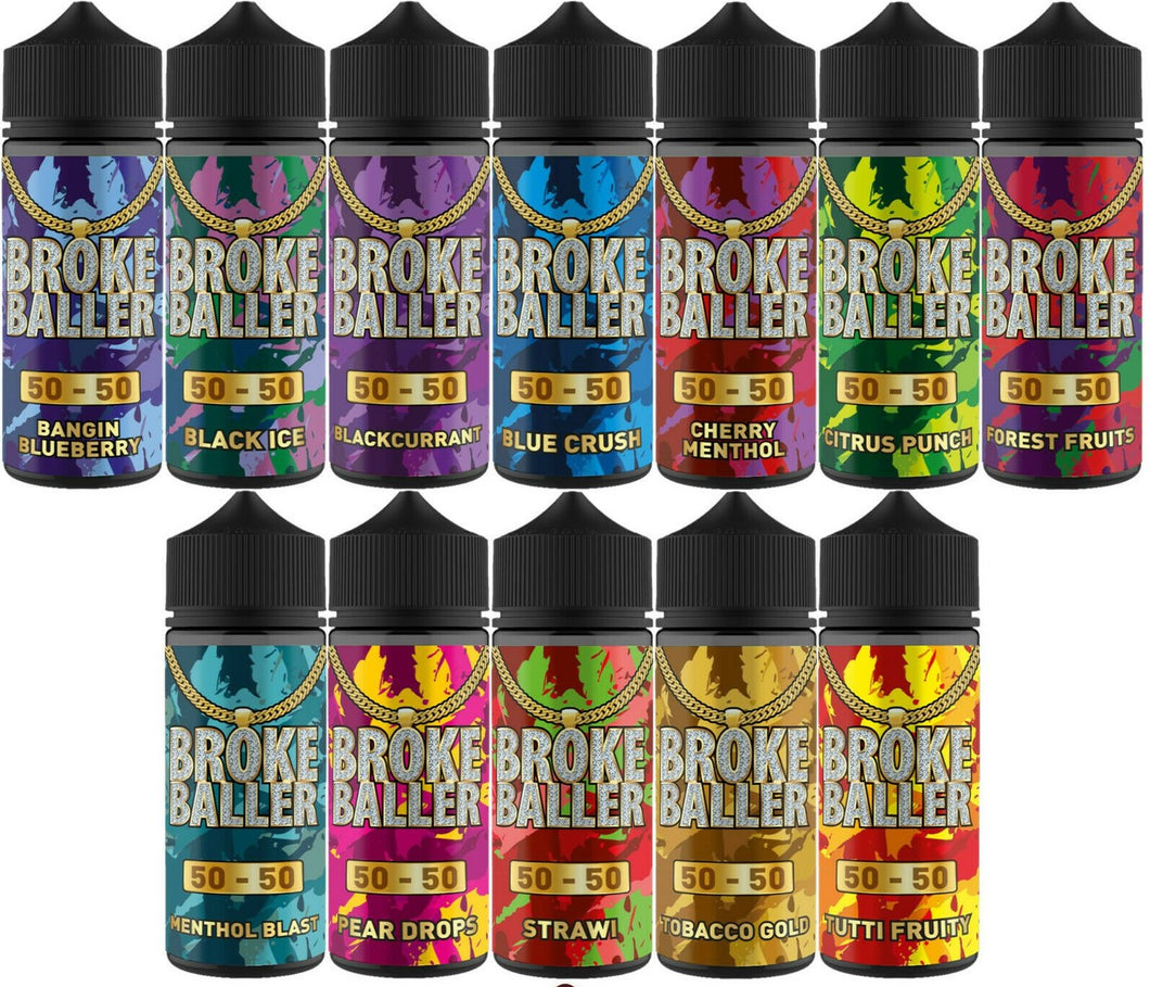 Broke Baller 50/50 100ml - Cafe Vape Swad