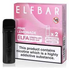 Elfa  Prefilled pod x2 Pink Lemonade