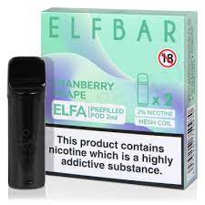 Elfa  Prefilled pod x2 Cranberry/grape