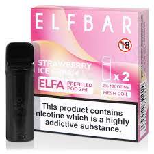 Elfa  Prefilled pod x2 Strawberry ice cr