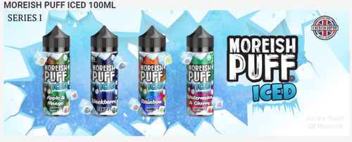 MOREISH PUFF ICED 100ML - Cafe Vape Swad