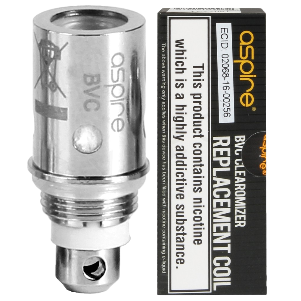 Aspire BVC 1.8 clearomiser coils - Cafe Vape Swad