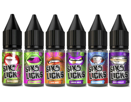 Six licks freebase 10ml - Cafe Vape Swad